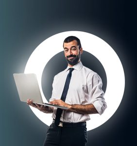 Imagem de fundo da área de Gestão e Negócios